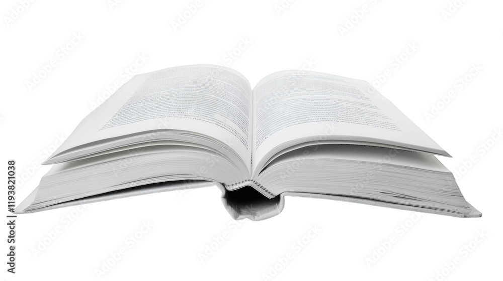 Blank white soft cover book, isolated on white background Blank white soft cover book, isolated on white background