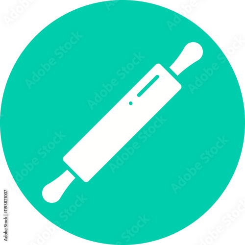 Rolling Pin icon single vector illustration