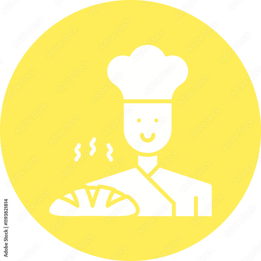 Baker icon single vector illustration Baker icon single vector illustration