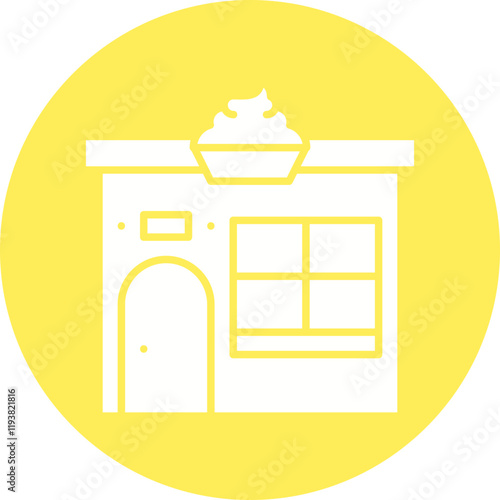 Bakery icon single vector illustration