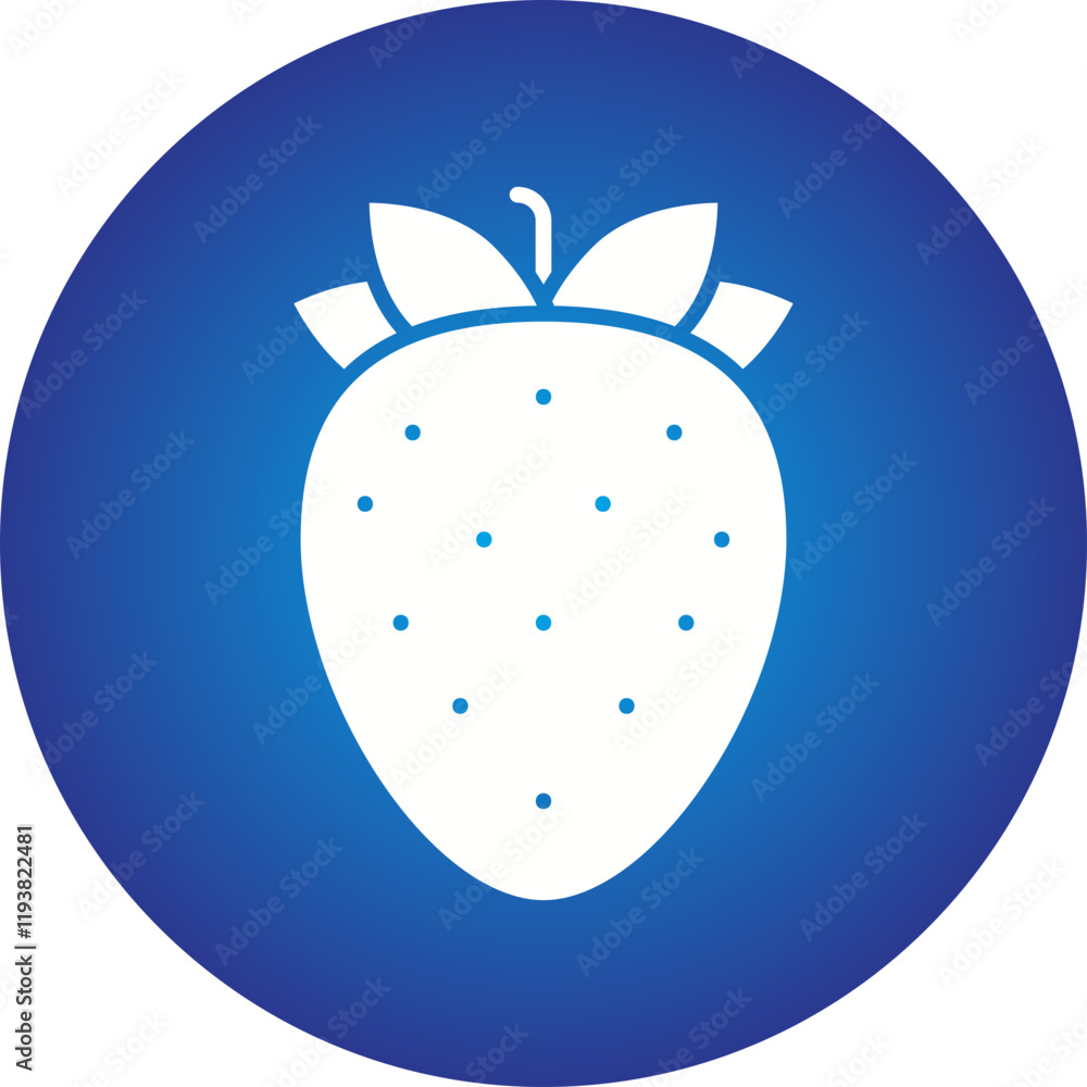 Strawberry icon single vector illustration Strawberry icon single vector illustration