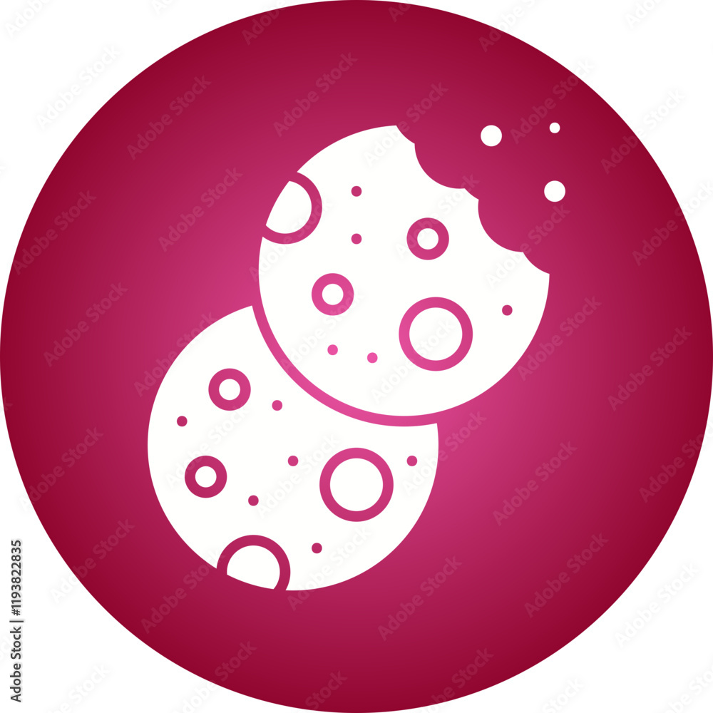 Biscuit II icon single vector illustration Biscuit II icon single vector illustration