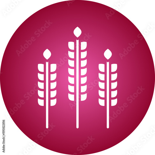 Wheat icon single vector illustration