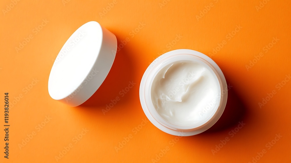 Minimalist White Facial Tube with Open Cap Minimalist White Facial Tube with Open Cap