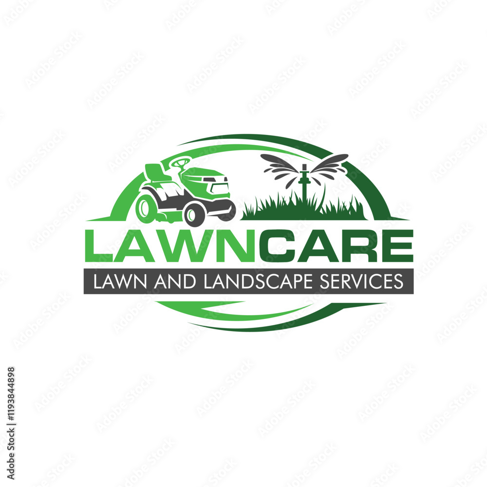 Fototapeta premium Illustration vector graphic of lawn mower logo
