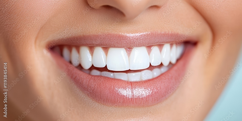 Obraz premium Radiant Smile Close-Up