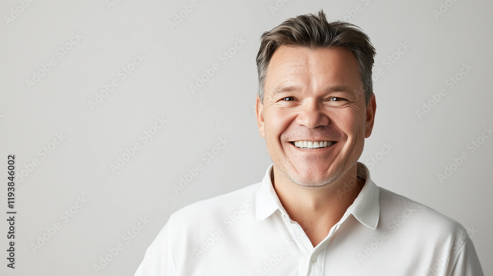 portrait of a man smiling portrait of a man smiling