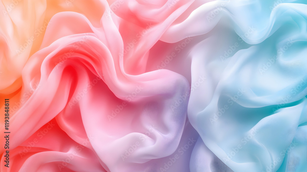 Fototapeta premium Elegant Soft Fabric Background in Pastel Colors for Designs