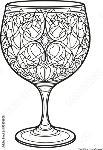 Coloring Page - vectorized - From the Love, Vacation, Fun and Drinks - Package