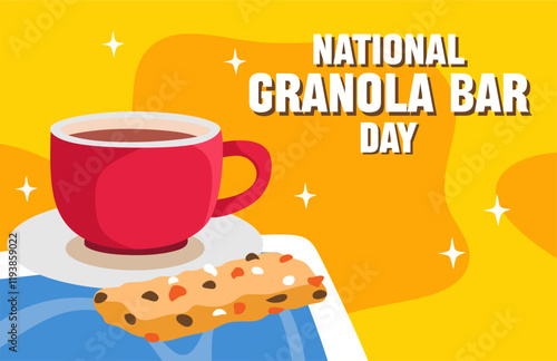 happy national granola bar day with delicious granola bars