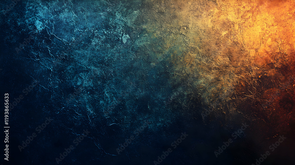 Obraz premium Abstract Texture Background with Blue and Orange Color Blend