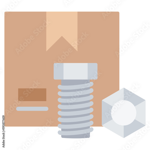 Spare Parts Flat Icon