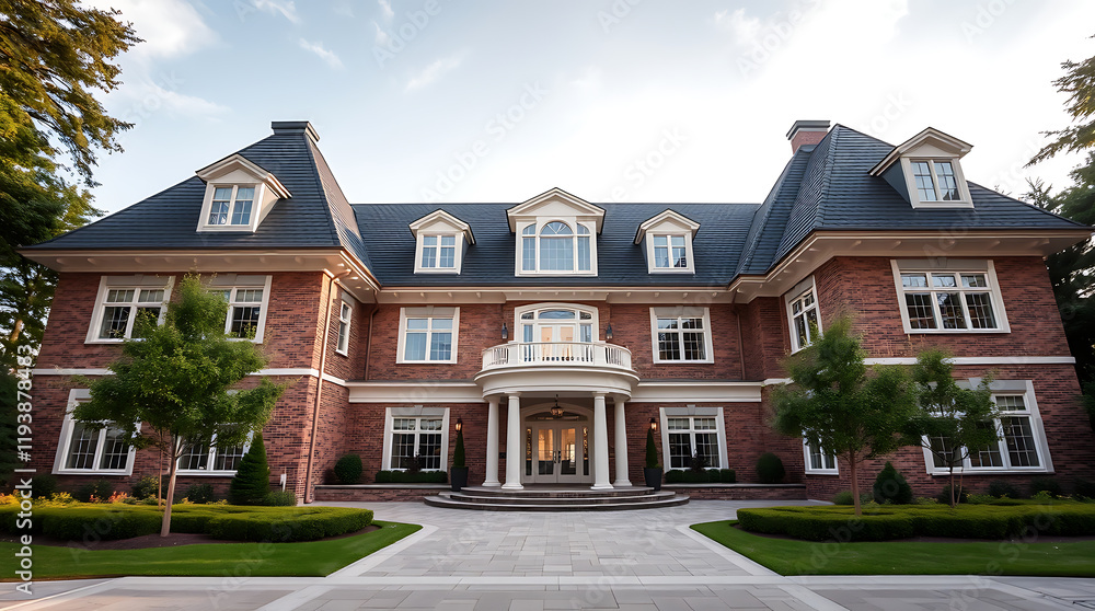 Magnificent Brick Mansion: Luxury Home Exterior and Landscaping Magnificent Brick Mansion: Luxury Home Exterior and Landscaping