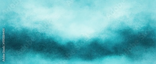 abstract turquoise gradient watercolor background with soft dreamy lighting, tranquil and peaceful fluidity, gentle transitions for artistic design use photo