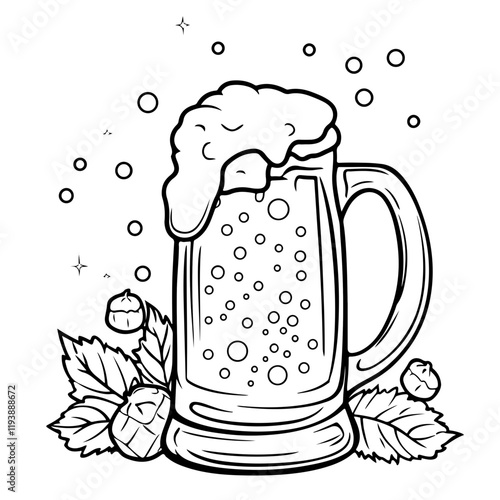 Coloring Page - vectorized - From the Love, Vacation, Fun and Drinks - Package