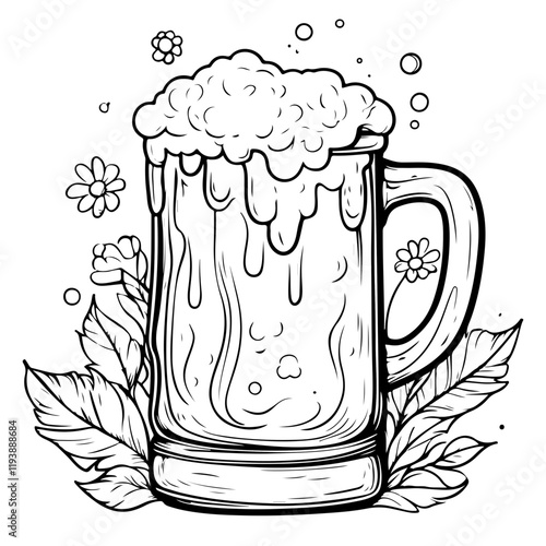 Coloring Page - vectorized - From the Love, Vacation, Fun and Drinks - Package