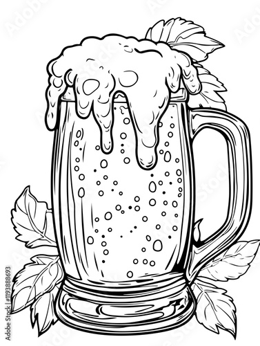 Coloring Page - vectorized - From the Love, Vacation, Fun and Drinks - Package