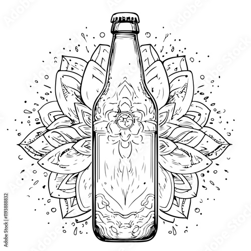 Coloring Page - vectorized - From the Love, Vacation, Fun and Drinks - Package