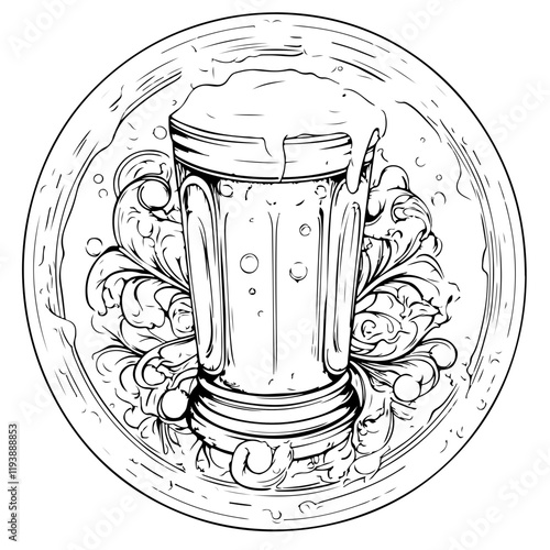 Coloring Page - vectorized - From the Love, Vacation, Fun and Drinks - Package