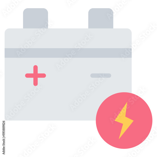 Battery Flat Icon