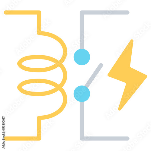 Relay Flat Icon