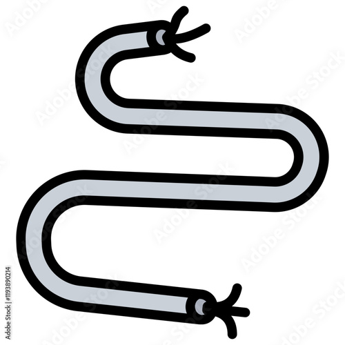 Cable Outline Color Icon