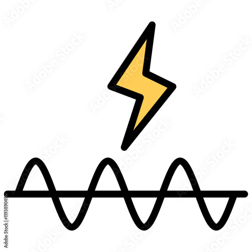Waveform Outline Color Icon