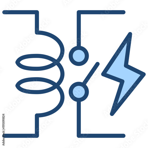 Relay Blue Icon