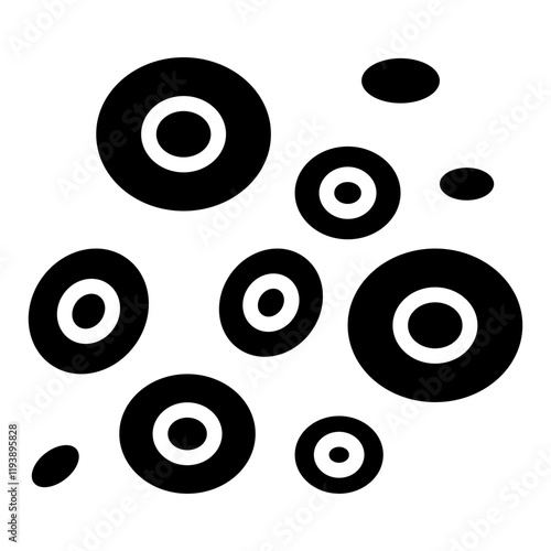 Phytoplankton Glyph Icon
