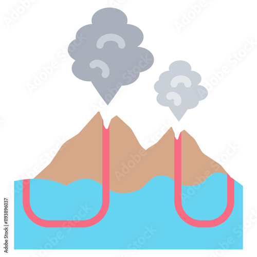 Iceberg Flat Icon
