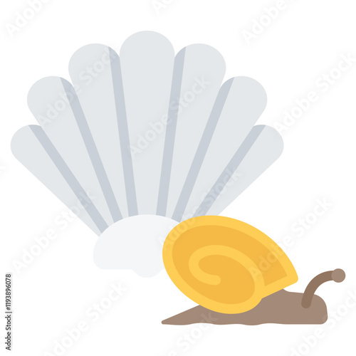 Mollusk Flat Icon