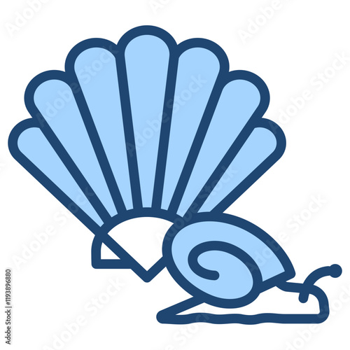 Mollusk Blue Icon
