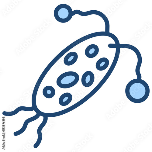 Plankton Blue Icon