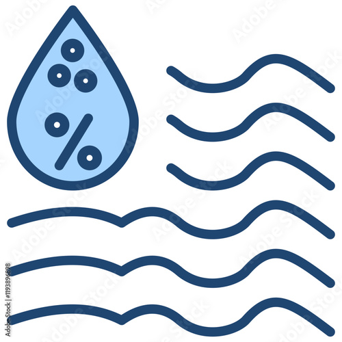 Salinity Blue Icon