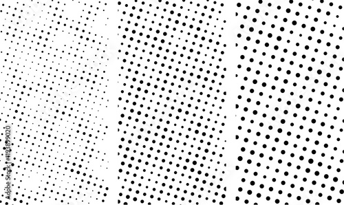 abstract gradient halftone dots background Pop art template texture Vector illustration