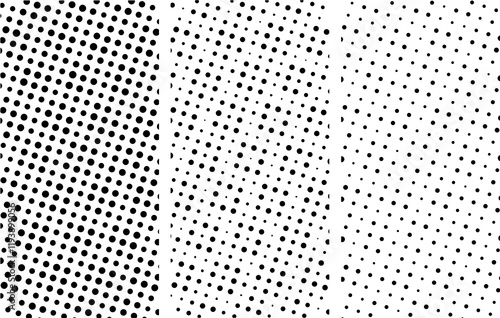 abstract gradient halftone dots background Pop art template texture Vector illustration