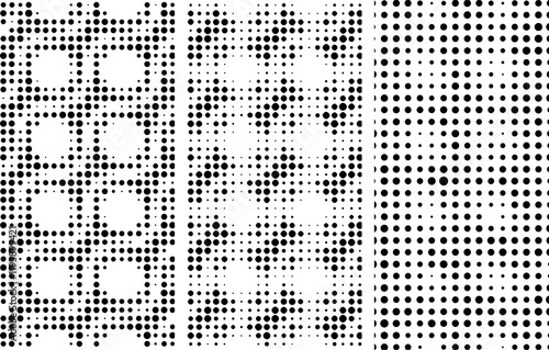 abstract halftone dots background Pop art template texture Vector illustration