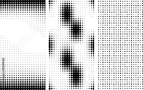 abstract halftone dots background Pop art template texture Vector illustration