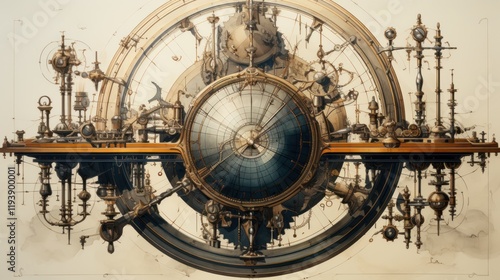 The Grand Celestial Orrery: A Steampunk Masterpiece