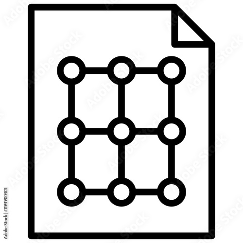 Porosity Outline Icon