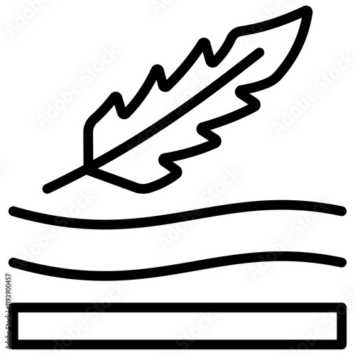 Smoothness Outline Icon