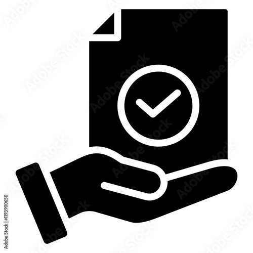 Finishing Glyph Icon