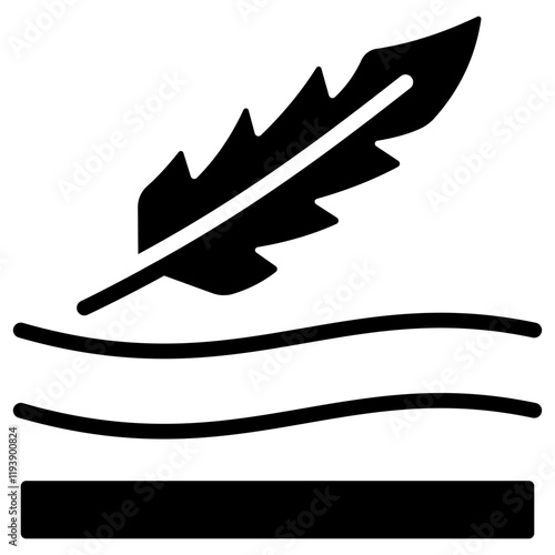 Smoothness Glyph Icon