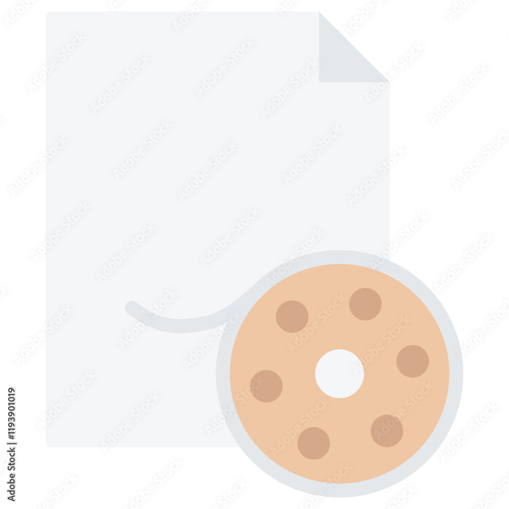 Fototapeta premium Winder Flat Icon