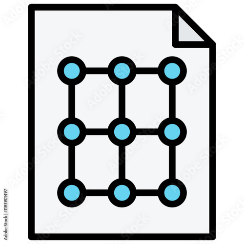 Porosity Outline Color Icon