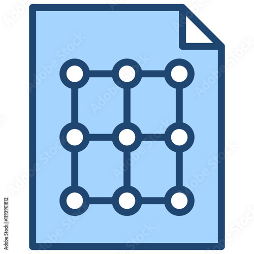 Porosity Blue Icon