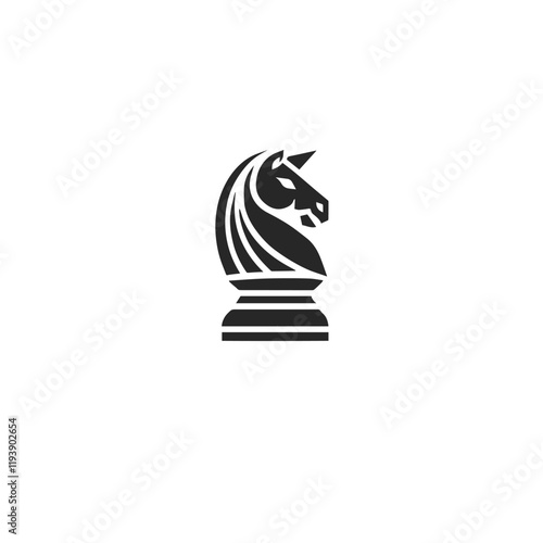 Stylized Knight Chess Horse Logo - Elegant Vector Design. These designs showcase timeless chess symbolism with a modern twist, ideal for branding, marketing, or merchandise.