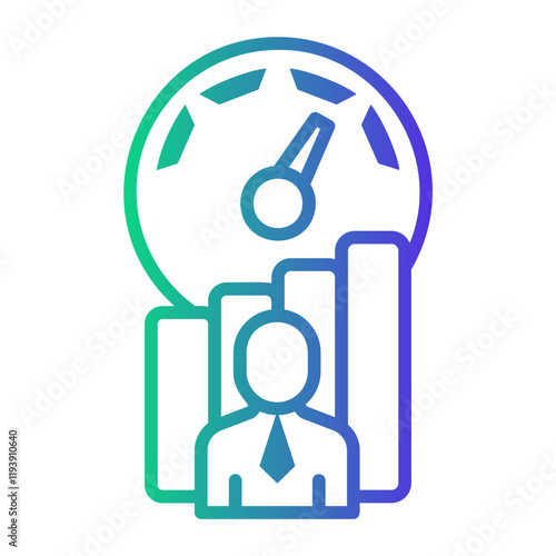 high Line Gradient Icon