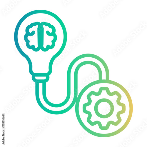 implementation Line Gradient Icon