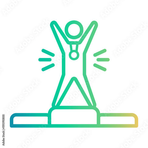 upgrade Line Gradient Icon